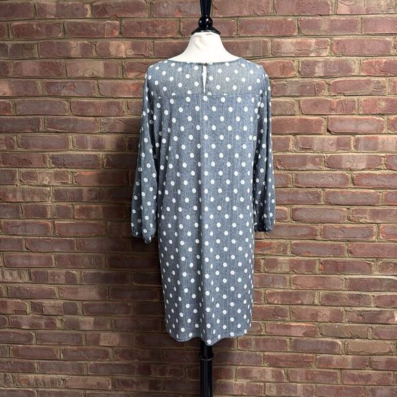Cato Women’s Polka Dot Quarter Sheer Sleeve Dress Size XL NEW - Picture 3 of 6